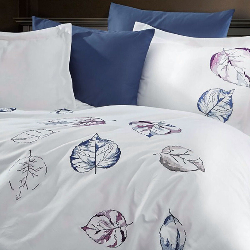 Постільна білизна Dantela Vita сатин з вишивкою - Cinar євро