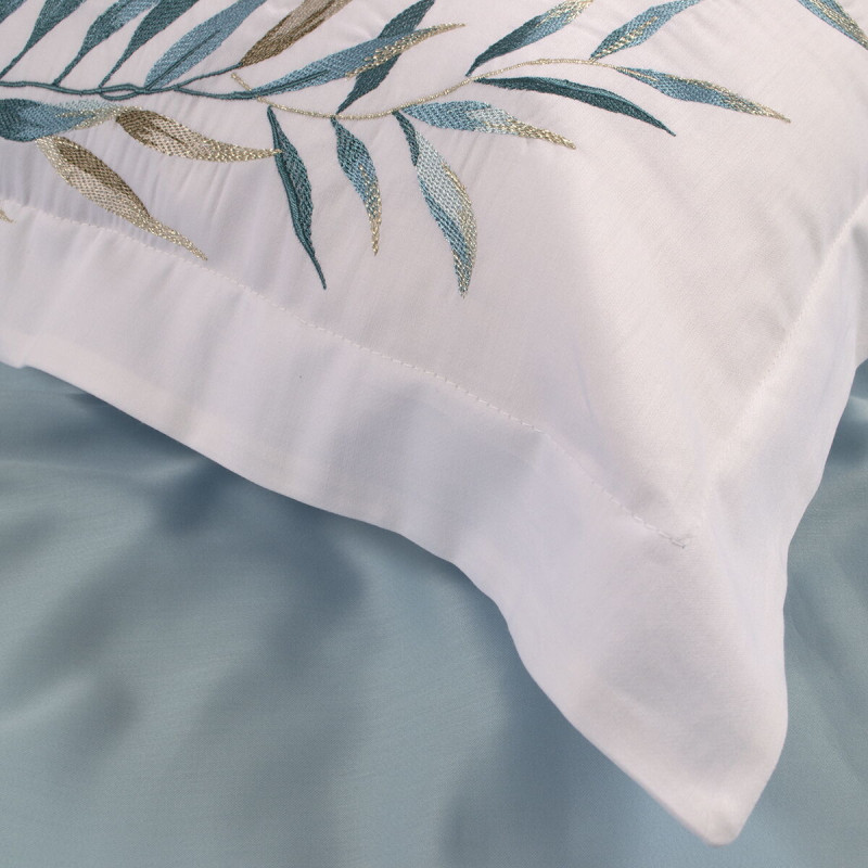 Постільна білизна Dantela Vita сатин з вишивкою - Neva євро