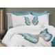 Постільна білизна Dantela Vita сатин з вишивкою - Mariposa євро