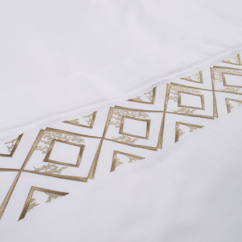 Постільна білизна Dantela Vita сатин з вишивкою - Valentina євро