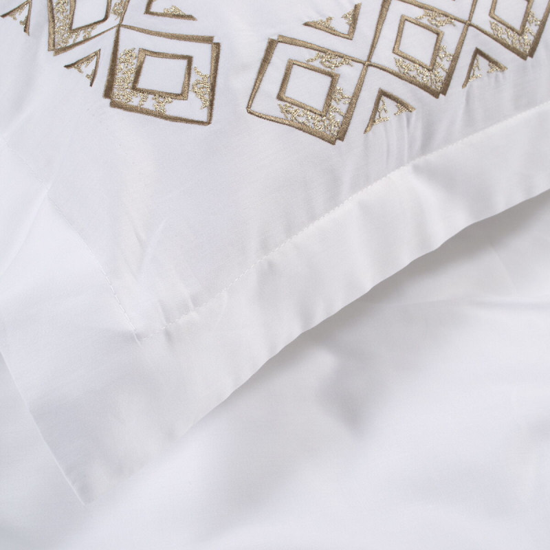 Постільна білизна Dantela Vita сатин з вишивкою - Valentina євро