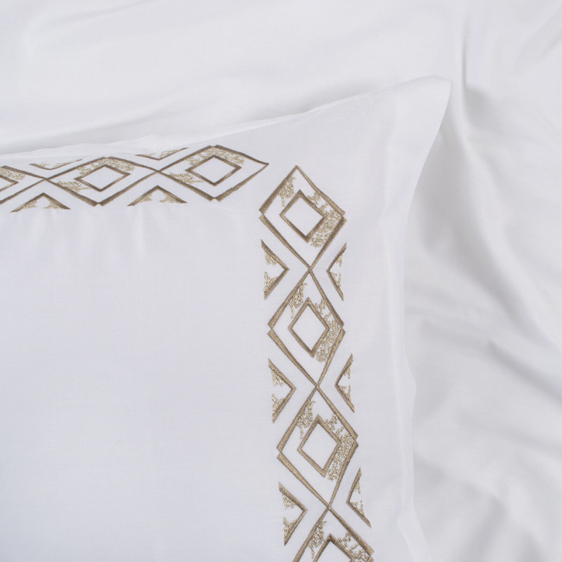 Постільна білизна Dantela Vita сатин з вишивкою - Valentina євро