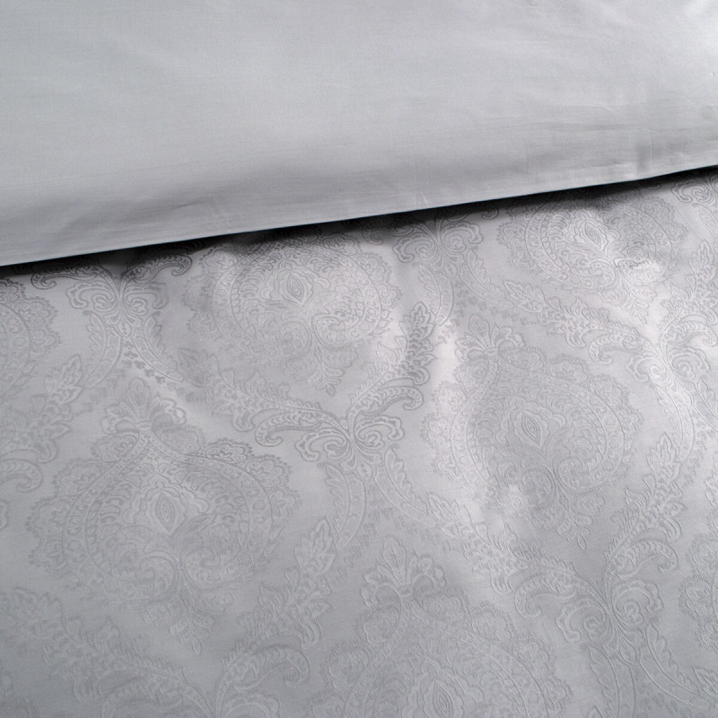 Постільна білизна Dantela Vita сатин жакард - Parashie a.gri светло-серый євро