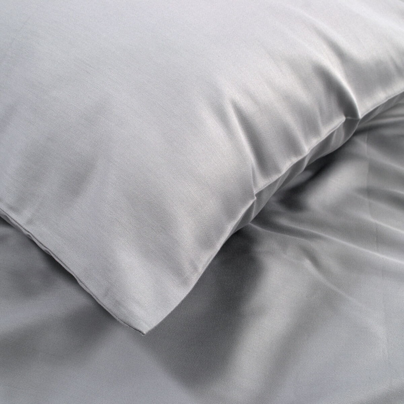 Постільна білизна Dantela Vita сатин жакард - Parashie a.gri светло-серый євро