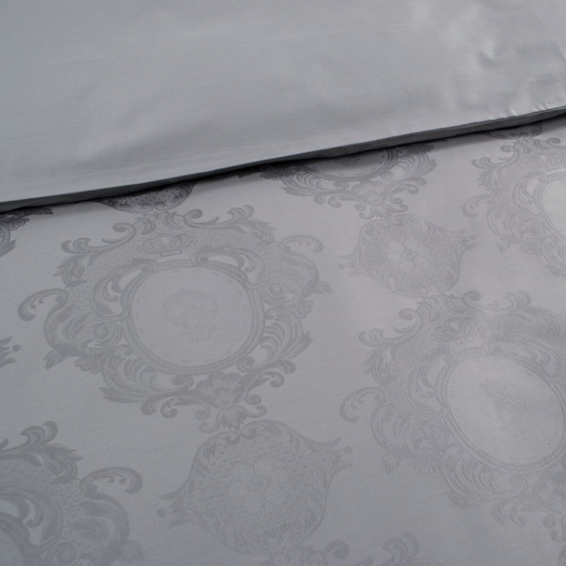 Постільна білизна Dantela Vita сатин жакард - Louisa a.gri світло-сірий євро