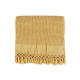Плед Lotus Home - Rius mustard гірчичний 130*170