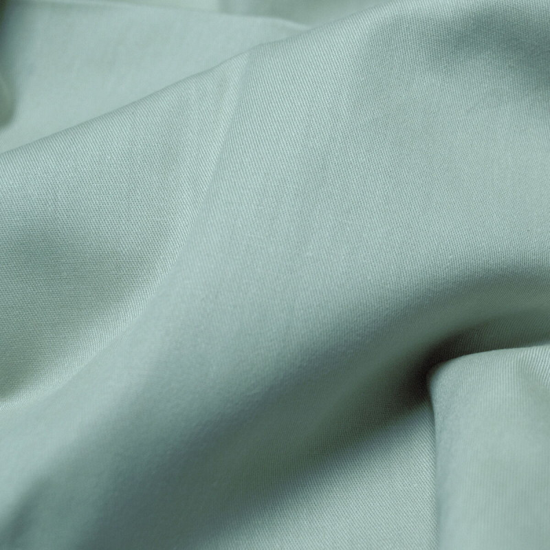 Простирадло на резинці з наволочками сатин premium Lotus Home - Leona ментоловий 180*200+50*70 (2)