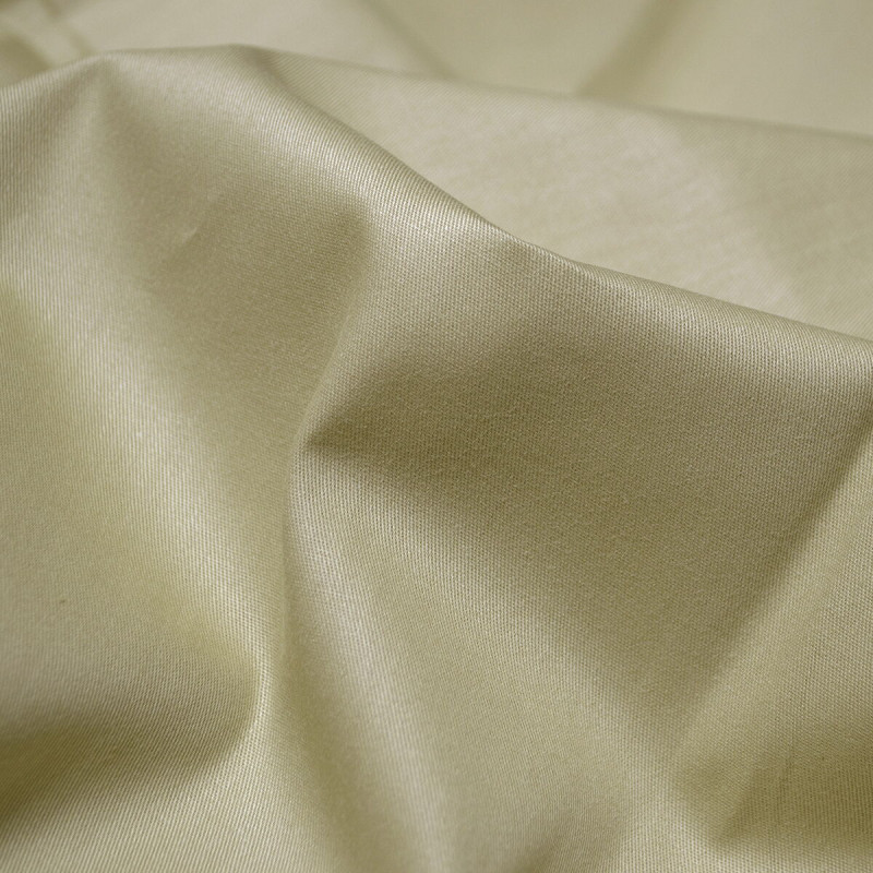 Простирадло на резинці з наволочками сатин premium Lotus Home - Leona жовто-фісташковий 180*200+50*70 (2)