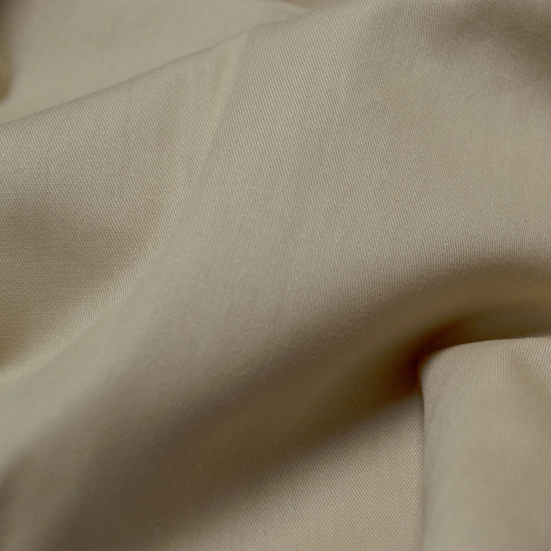 Простирадло на резинці з наволочками сатин premium Lotus Home - Leona бежевий 180*200+50*70 (2)