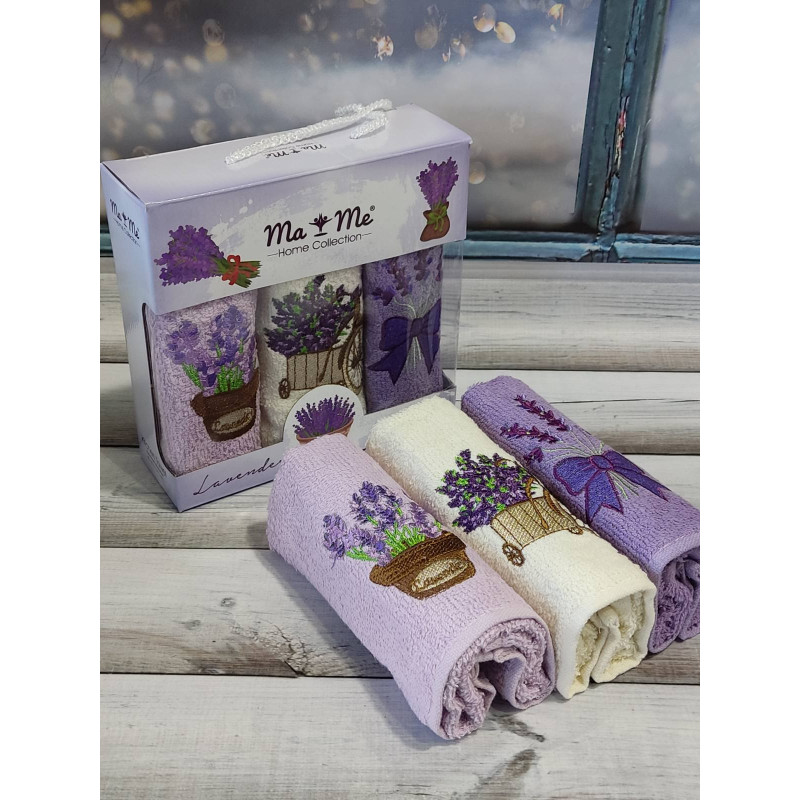 Mame Lavanta 3в1 кухонні рушники 30х50см. (22709)