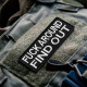Набір шевронів 2 шт Fuck Around and Find Out 3,8х10 см військова вишита аплікація, нашивка з липучкою