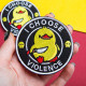 Шеврон I Choose Violence 7,6 см військова вишита аплікація, нашивка з липучкою, вишитий патч нашивка