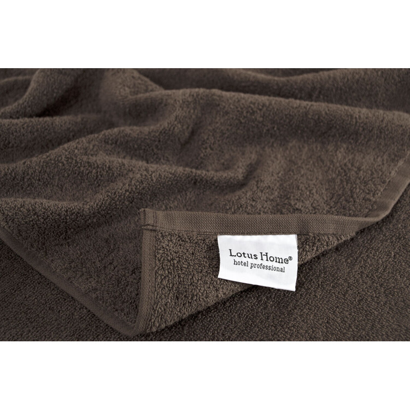 Рушник Lotus Home - Hotel Basic коричневий 30*50 (16/1) 450 г/м²