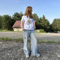 Футболка Emily з принтом Heart унісекс XL біла (TSHTWXL-121984)
