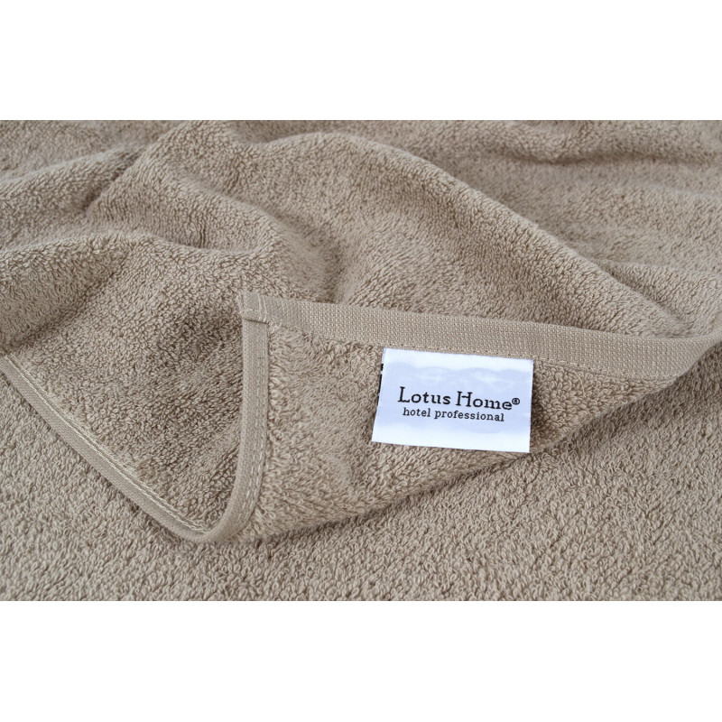 Рушник Lotus Home - Hotel Basic кавовий 90*150 (16/1) 450 г/м²