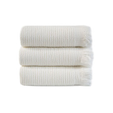 Рушник Lotus Home - Rius off white молочний 50*100