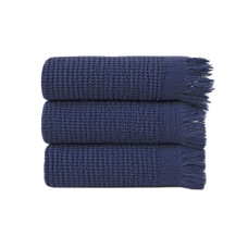 Рушник Lotus Home - Rius navy синій 50*100