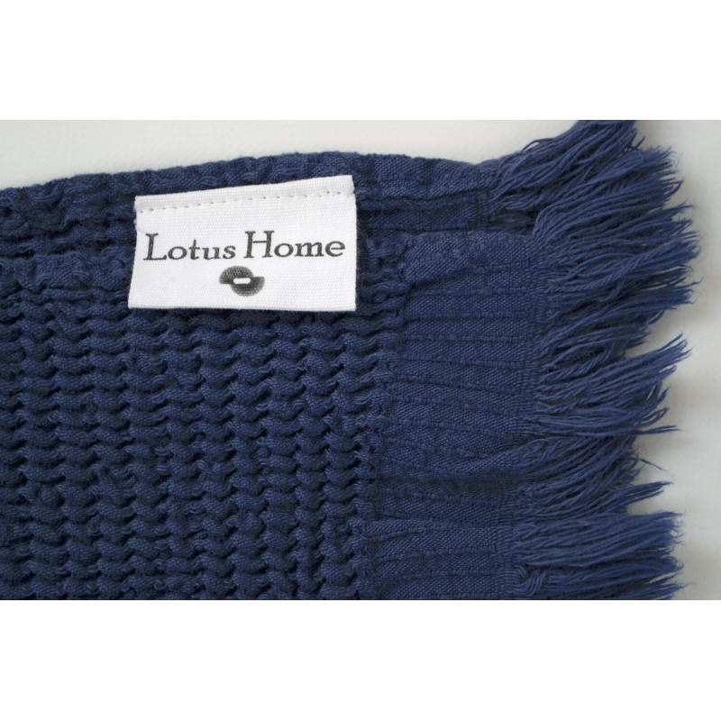 Рушник Lotus Home - Rius navy синій 50*100