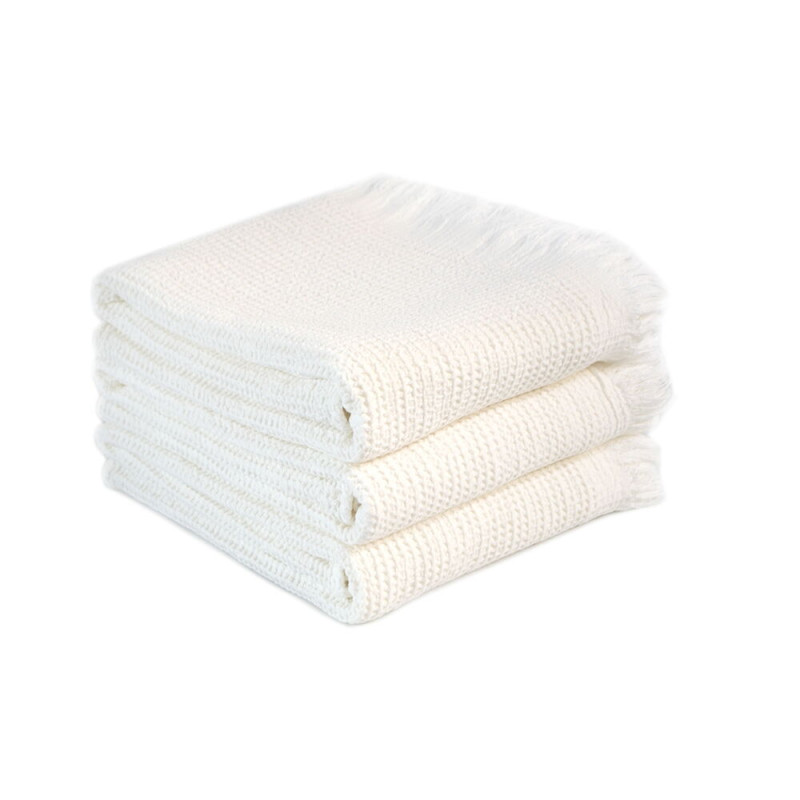 Рушник Lotus Home - Rius off white молочний 90*170