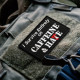 Набір шевронів 2 шт "Survive Entirely On Caffeine&Hate" 5×8 см вишитий патч на липучці