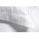 Постільна білизна сатин Lotus Home - White Collection Stripe білий євро