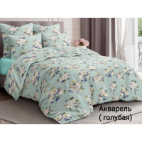 Постільний комплект Акварель блакитна