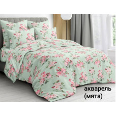 Постільний комплект Акварель м'ята