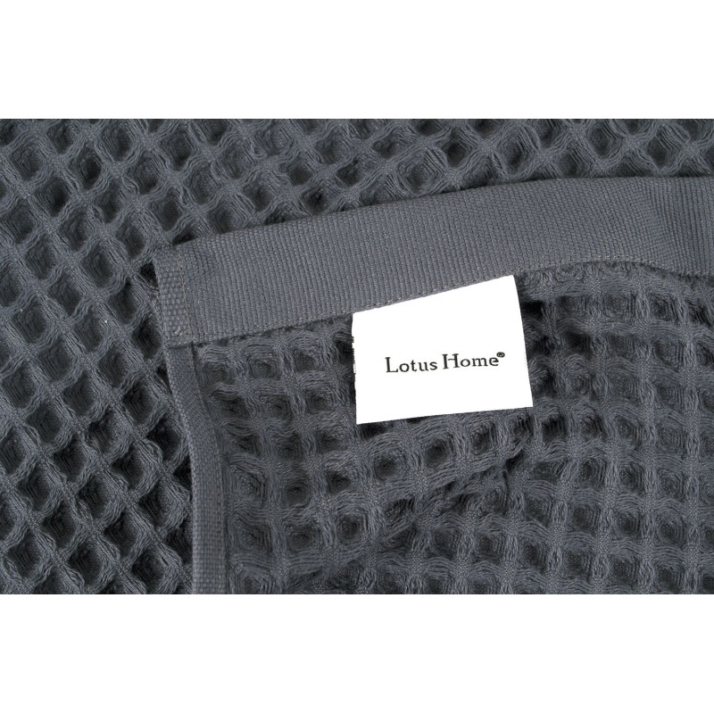 Рушник Lotus Home - Waffle antrasit антрацит 90*150