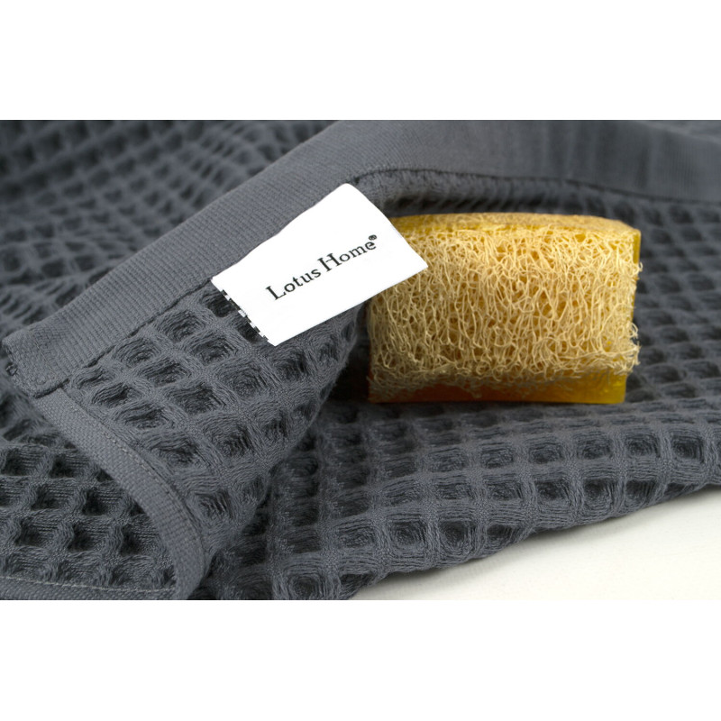 Рушник Lotus Home - Waffle antrasit антрацит 90*150