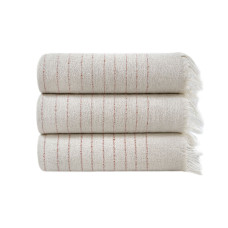 Рушник з льону Lotus Home - Line кораловий 50*90