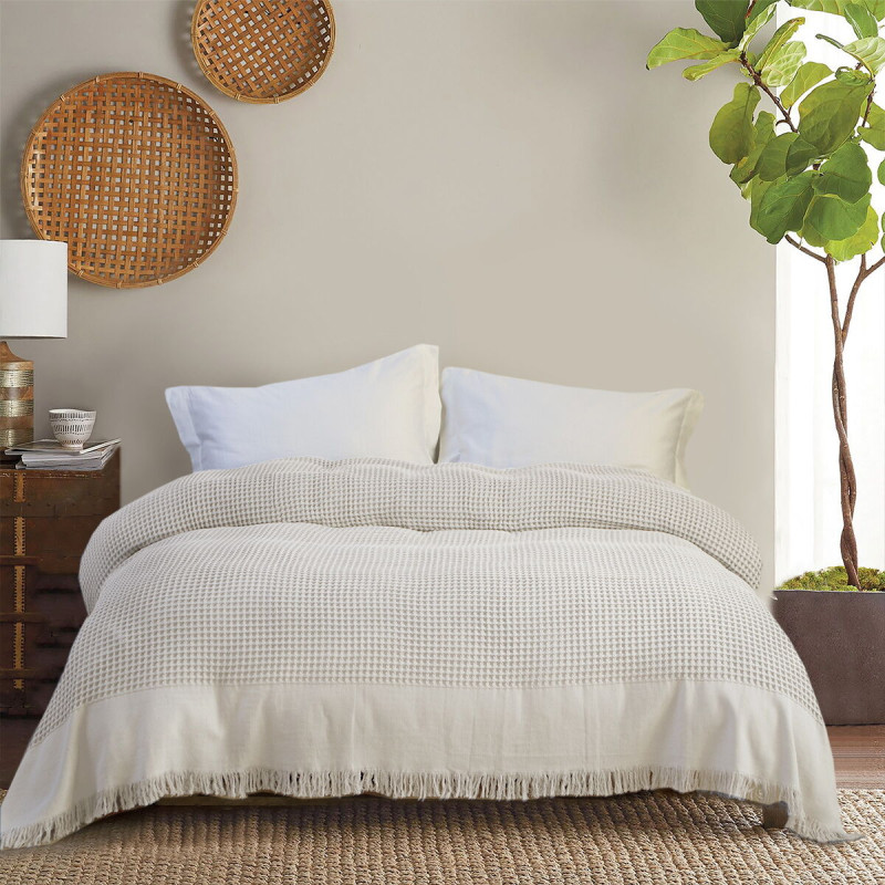 Покривало Lotus Home - Egi бежевий 240*260