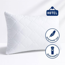 Подушка Classic Soft 50х70 см IDEIA штучний пух з внутрішньою подушкою на блискавці,  пуху для готелів та дому
