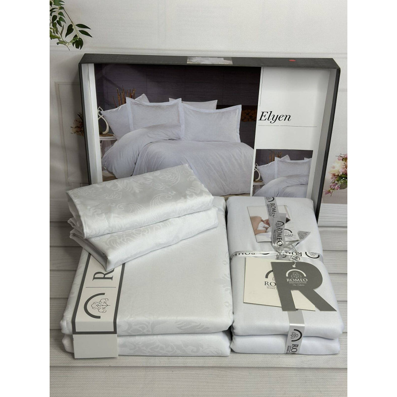 Elyen жаккардова постіль, євро розмір. Romeo home Туреччина. (74526)