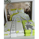 Poplin Sakura yesil постіль з поплин. Євро розмір. Romeo home Туреччина. (12190)
