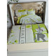 Poplin Sakura yesil постіль з поплин. Євро розмір. Romeo home Туреччина. (12190)