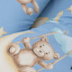 Комплект постільної білизни Viluta Дитячий Ранфорс 25415 Блакитний