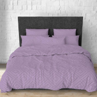 Наволочка SoundSleep Rhomb Purple бязь 50х70 см фіолетова (2800004674409)