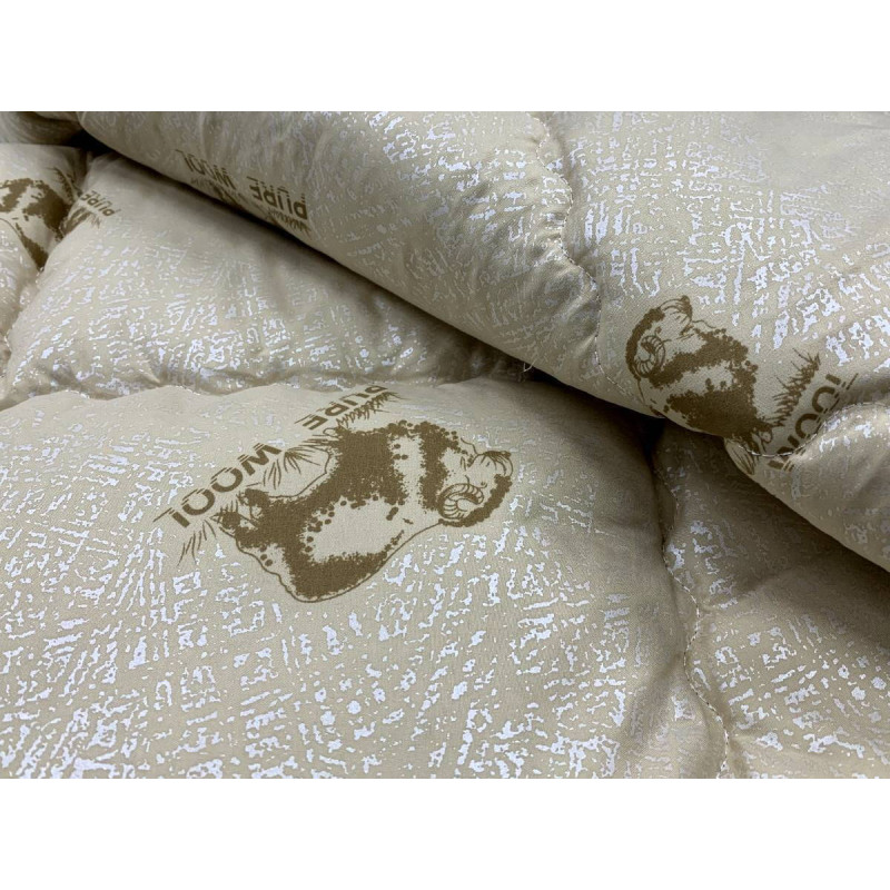 Ковдра Овеча вовна, весна-осінь Leleka-Textile 140х205 М48 (391/6215)