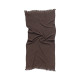 Рушник Lotus Home - Rius dark brown темно-коричневий 90*170