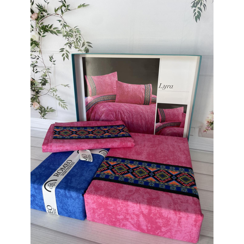 Lura постіль ранфорс.Євро розмір.Romeo home Туреччина (66299)