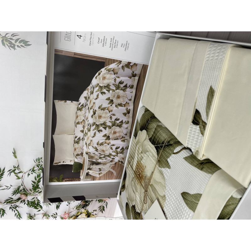 Glitch Літній набір з вафельним Піке. Romeo home Туреччина (25416)