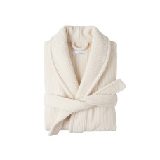 Халат unisex Lotus Home - Bold New Microcotton off white махровий XL