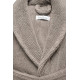 Халат unisex Lotus Home - Bold New Microcotton beige махровий 2XL