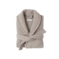 Халат unisex Lotus Home - Bold New Microcotton beige махровий L
