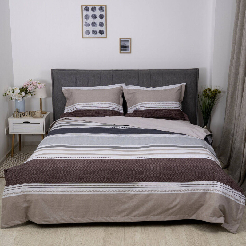 Комплект постільної білизни Viluta Євро Brushed Warm Cotton W-12