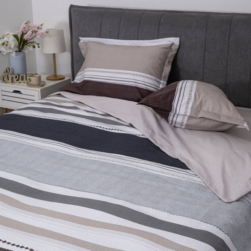 Комплект постільної білизни Viluta Євро Brushed Warm Cotton W-12