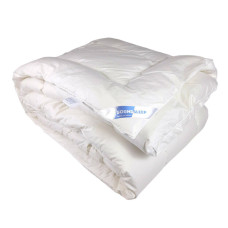 Ковдра SoundSleep Woolen Gold  зимова вовняна тик 200х220 см 450г молочна (2800004643580)