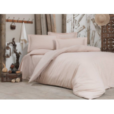 Постільна білизна LIGHT PEACH Elite Сатин страйп MERISET - Двоспальний (550393)