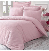 Постільна білизна LIGHT PINK Elite Сатин страйп MERISET - Полуторний (550487)