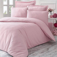 Постільна білизна LIGHT PINK Elite Сатин страйп MERISET - Полуторний (550487)
